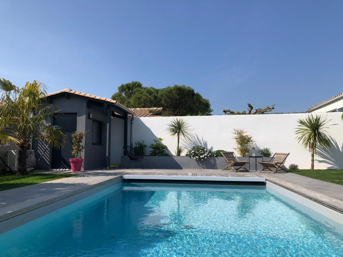 Maison M, Chambre Privee Acces Jardin Piscine Et Jacuzzi Pres De La Rochelle La Rochelle  Exterior foto